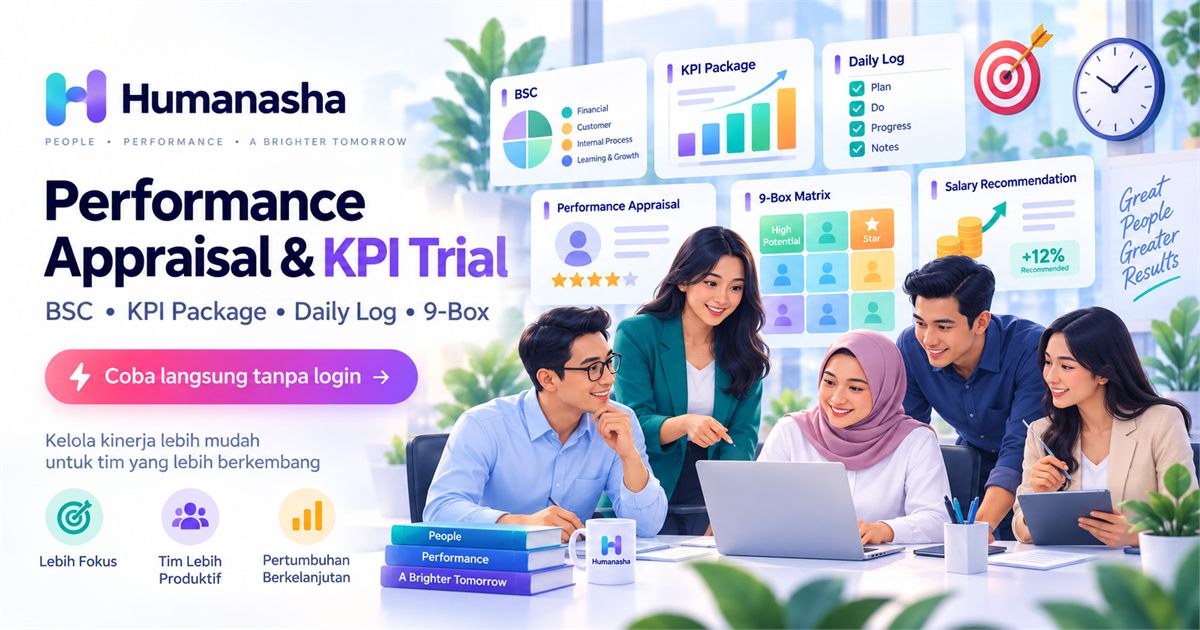 Humanasha BSC, KPI dan Performance Appraisal